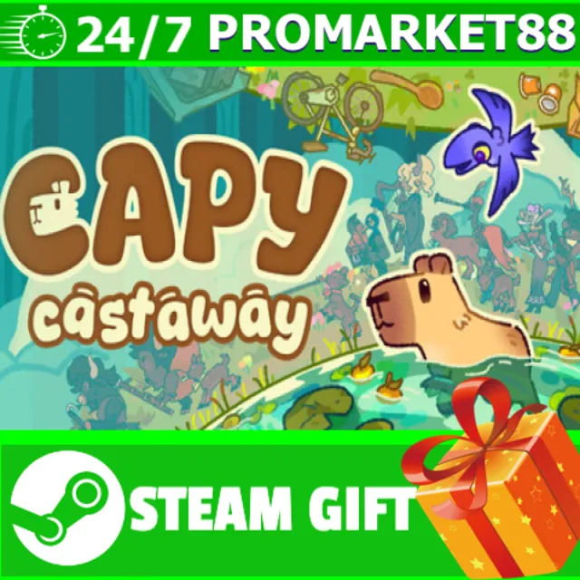 ️ВСЕ СТРАНЫ+РОССИЯ Capy Castaway STEAM GIFT