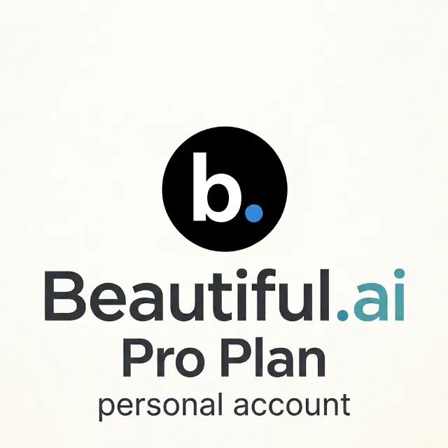 Beautiful.AI (неограниченное количество презентаций) | Тариф Pro | Личный аккаунт