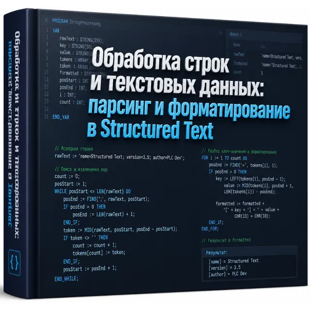 Обработка строк и текстовых данных: парсинг и форматирование в Structured Text