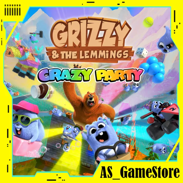 ⚫️Grizzy and the Lemmings - Crazy Party | ПК Epic Games EGS