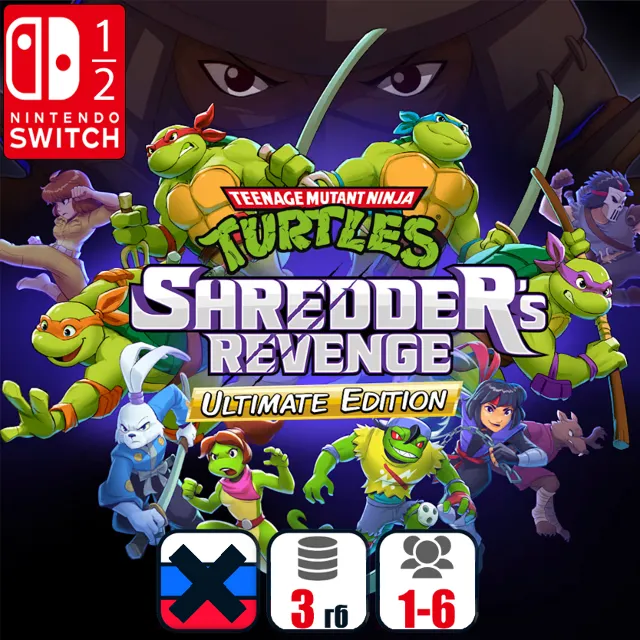 Teenage Mutant Ninja Turtles: Shredder's Revenge (ВСЕ DLC) | Nintendo Switch 1/2