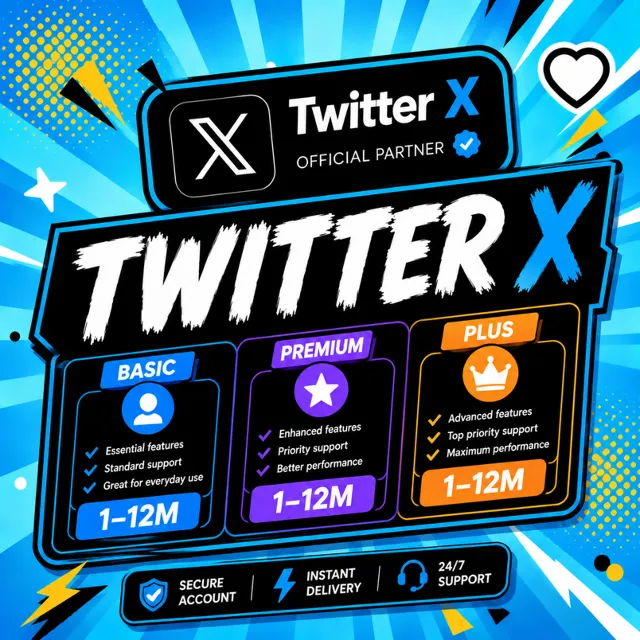 🚀 Twitter X Basic / Premium / Plus 1–12 Месяцев | 🛡️ ПОЛНАЯ ГАРАНТИЯ