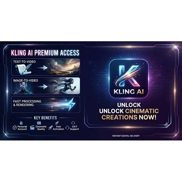 Подписка KLING AI PRO ⚡️ Официальный личный вход + быстрая отправка