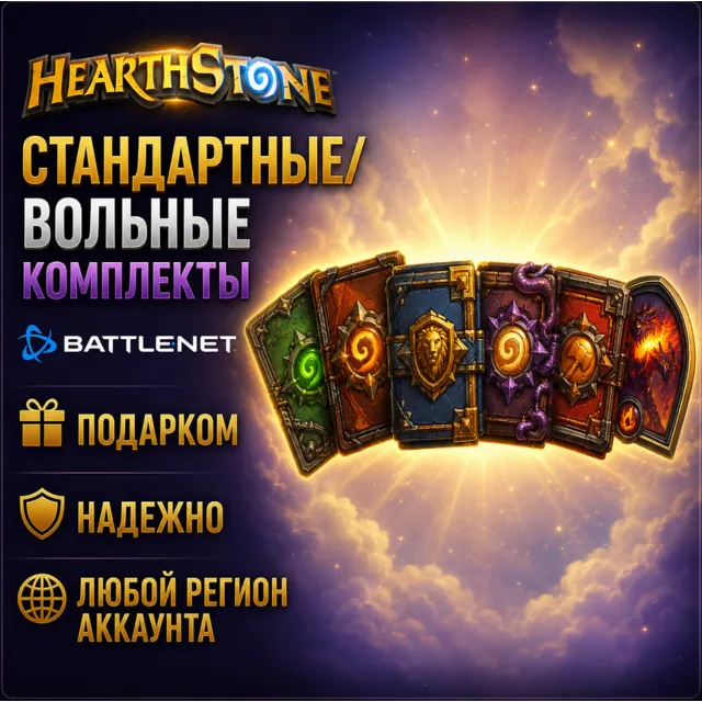 РОССИЯ + МИР • Hearthstone: Стандартные/вольные комплекты Battle.net • ПОДАРКОМ