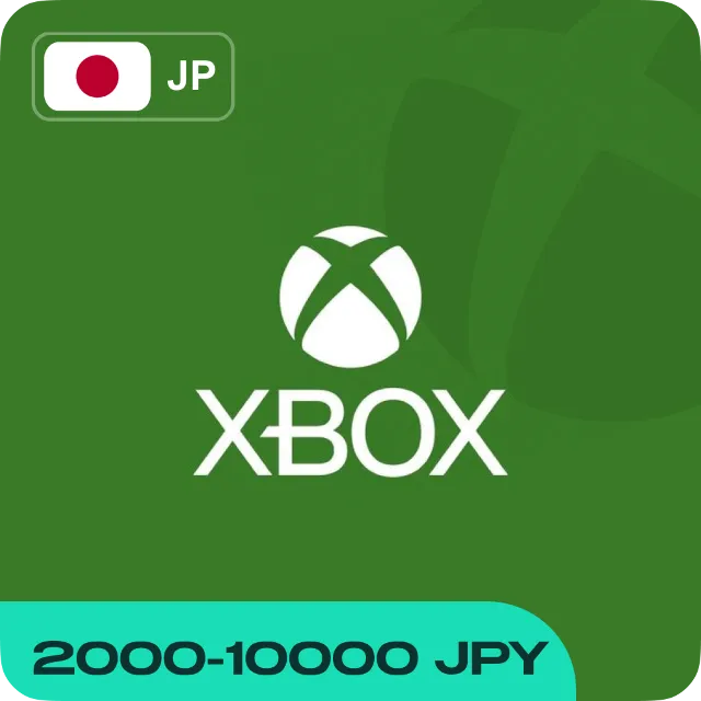 XBOX GIFT CARD (2000 - 10000 JPY ЯПОНИЯ)
