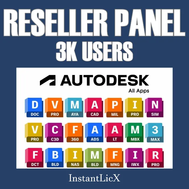 Панель администратора Autodesk (все приложения) | 3000 пользователей | 6 месяцев