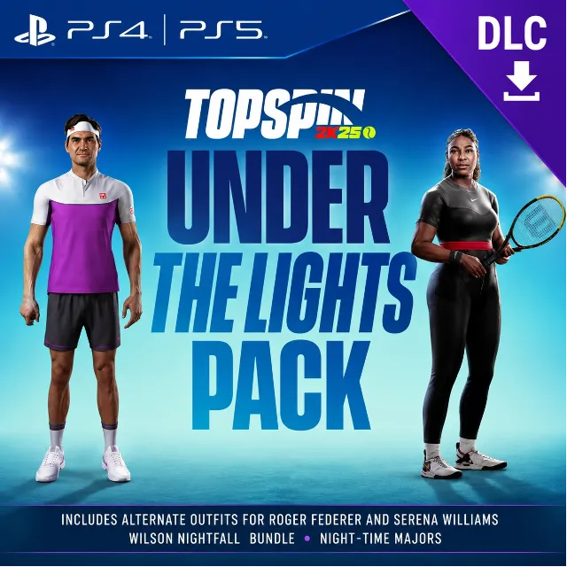 TopSpin 2K25 – Under the Lights Pack DLC (Ключ PS4 / PS5) – Глобальный