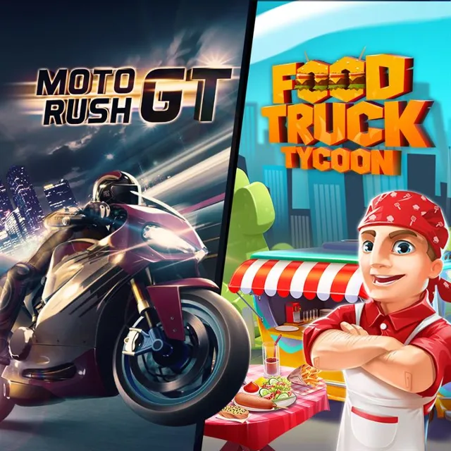Moto Rush GT + Food Truck Tycoon — Xbox Series X|S, Xbox One — активация на аккаунт |