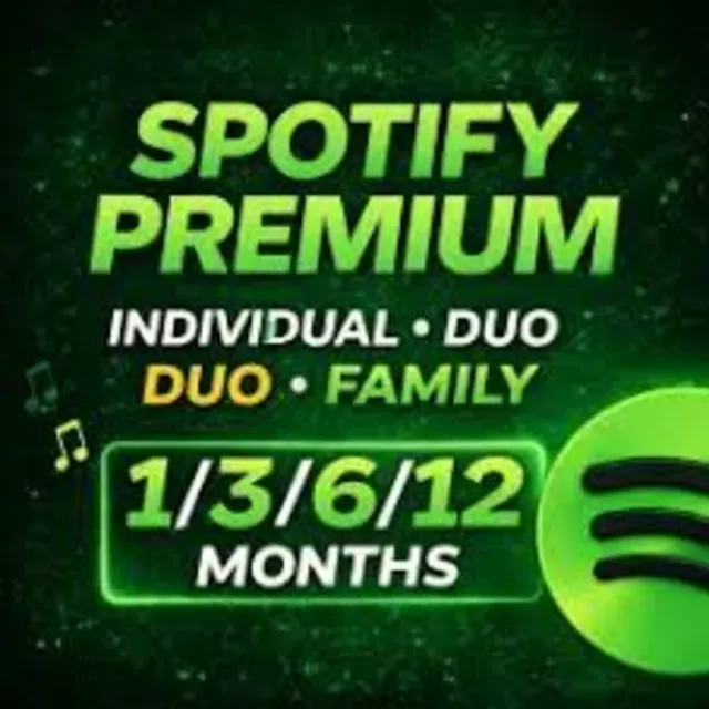Spotify Premium 1-12 Months Subscription