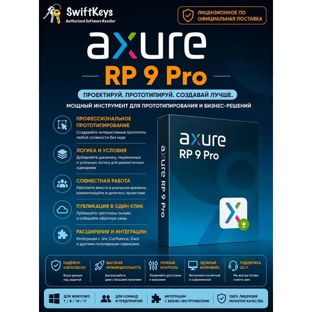 Axure RP 9 Pro / Бессрочная лицензия