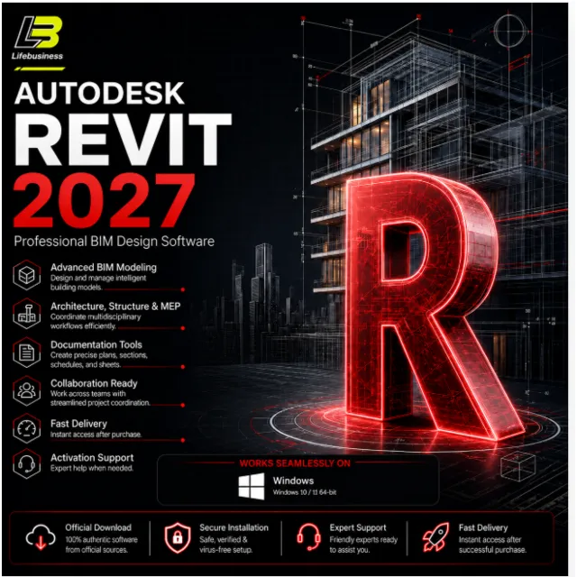 Лицензия Revit на 6 месяцев (2027/2026/2025/2024) | Autodesk