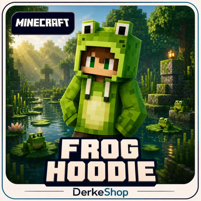 Майнкрафт Frog Hoodie | Твич Дропс | Region Free Key | Java/Bedrock