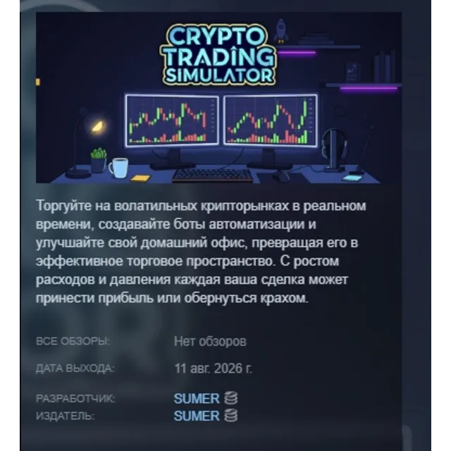 Crypto Trading Simulator АВТОДОСТАВКА STEAM GLOBAL МГНОВЕННО ЛИЦЕНЗИЯ