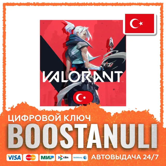 Valorant 375–8900 VP (Турция) — код