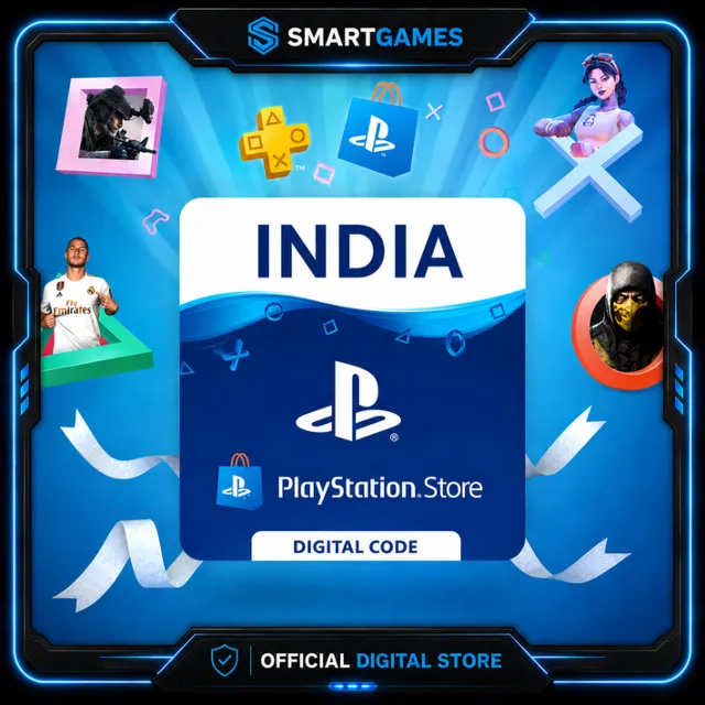 🔵 ABTO 24/7 PlayStation PSN Подарочная карта · INR Индия  1000 INR