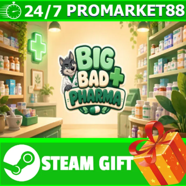 ️ВСЕ СТРАНЫ+РОССИЯ Big Bad Pharma STEAM GIFT