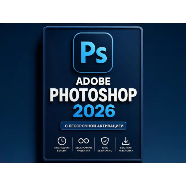 Adobe Photoshop 2026 для Windows | Бессрочная версия для ПК