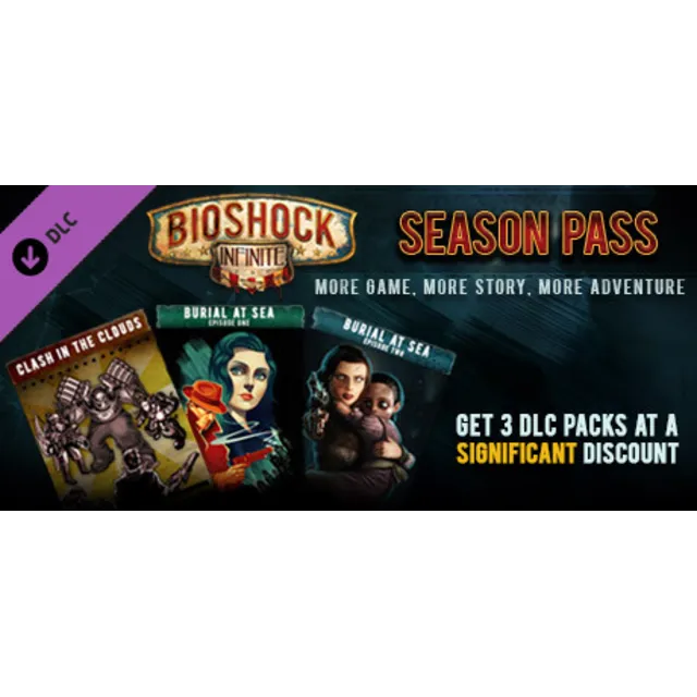 BIOSHOCK INFINITE - SEASON PASS [RU] [STEAM KEY] (GLOBAL / REGION FREE / WORLD WIDE)
