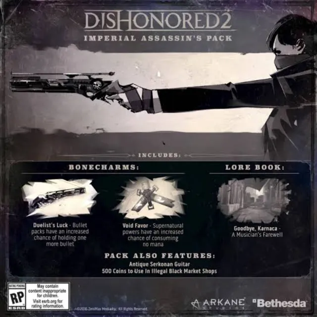 Dishonored 2 DLC - Imperial Assassins GLOBAL STEAM KEY + РФ  PreOrder Assassins Pack