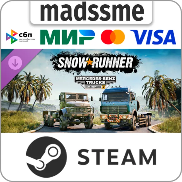 SnowRunner - Mercedes-Benz Trucks Dual Pack 2 * RU/KZ/СНГ/TR/CN/AR/IN/BR * DLC
