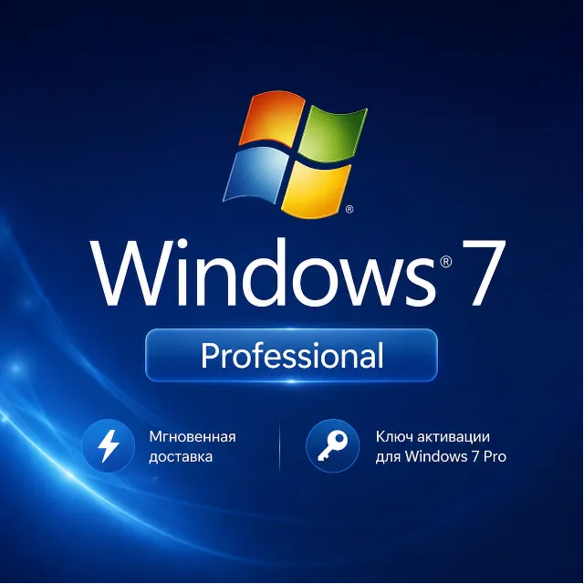 Microsoft Windows 7 Pro (Professional) / электронный ключ активации
