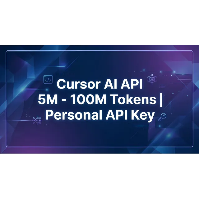 Cursor AI API 5M - 100M Токенов | Личный API-ключ