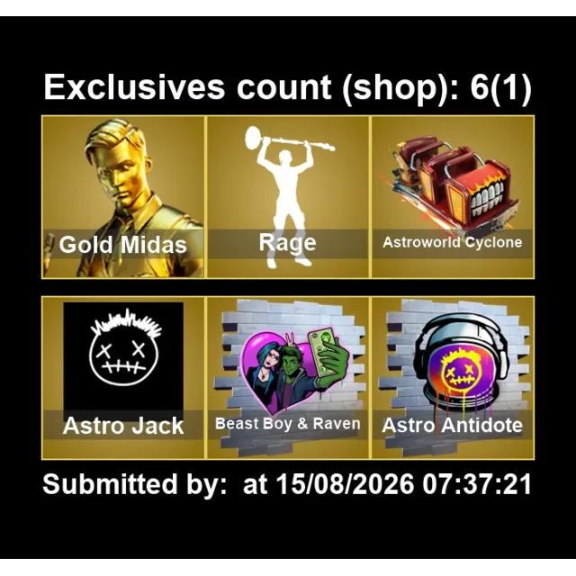 Мгновенный доступ • FN (все платформы) • 53 skins • Gold Midas • Joey • Полный доступ