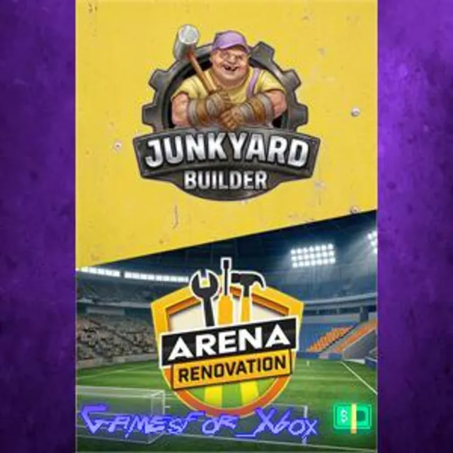 ☀️Junkyard Builder &amp; Arena Renovation Bundle XBOX