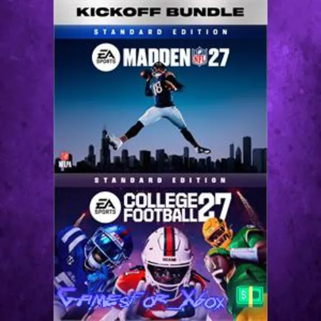 ☀️EA SPORTS Kickoff Bundle Madden NFL 27 &amp; College Football 27 XBOX