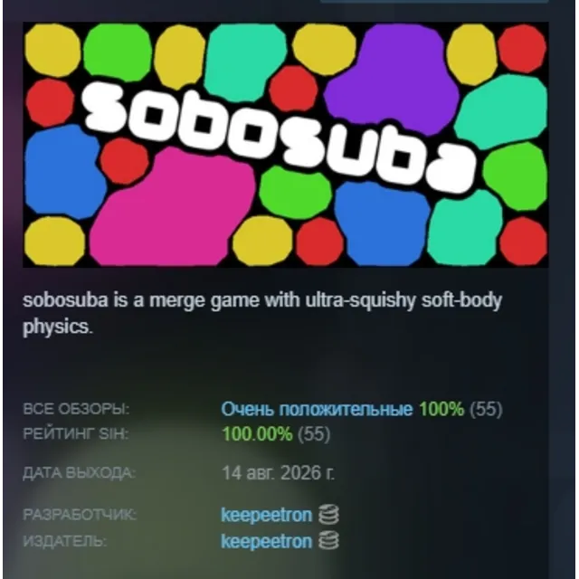 sobosuba АВТОДОСТАВКА STEAM GLOBAL МГНОВЕННО ЛИЦЕНЗИЯ