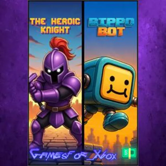 ☀️The Heroic Knight &amp; Bippo Bot BUNDLE XBOX
