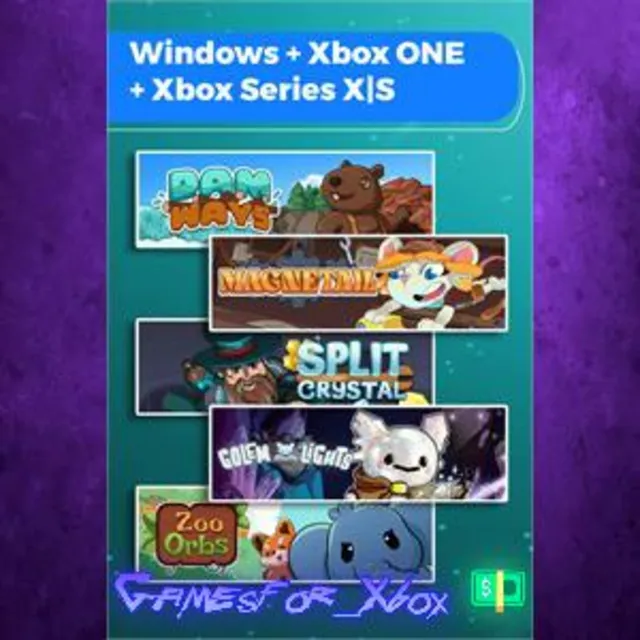 ☀️Damways + Magnetail + Split Crystal + Golem Lights + Zoo Orbs Bundle XBOX