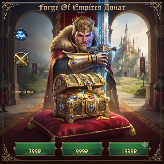 Forge of Empires | Бриллианты | Донат | 24/7