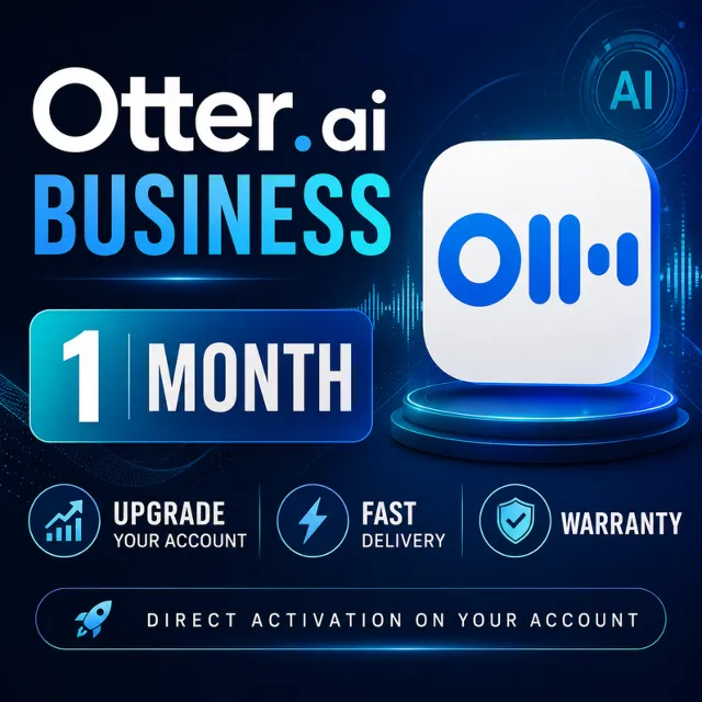 Otter.ai Pro / Business | 1 месяц | Апгрейд аккаунта | Быстрая выдача