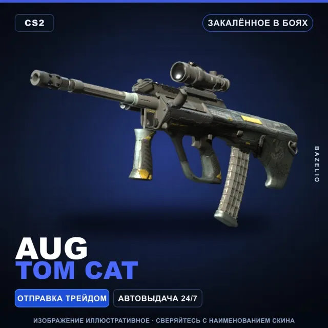 AUG | Tom Cat | Закалённое в боях · Скин Counter-Strike 2