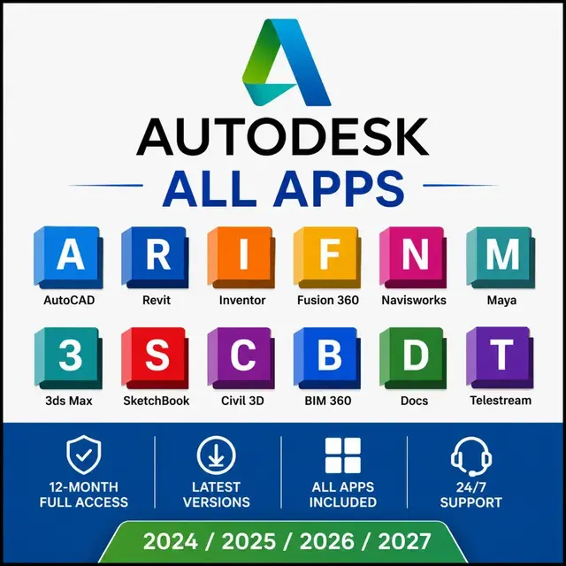 AutoDesk All Apps | На вашем аккаунте | 1 или 3 года