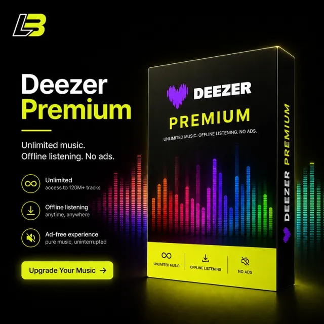 Deezer Premium Subscription | 2–12 Months | Global Access