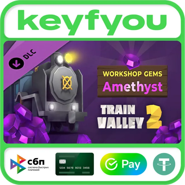 Train Valley 2: Workshop Gems - Amethyst / STEAM GLOBAL DLC КЛЮЧ 🔥