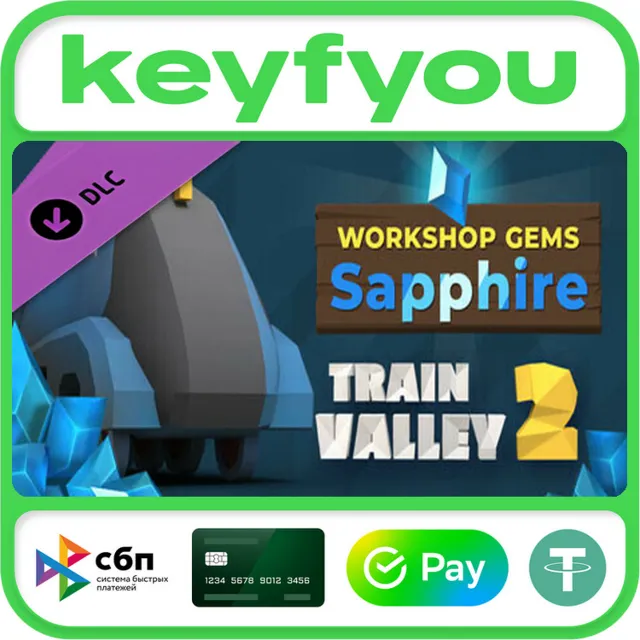 Train Valley 2: Workshop Gems - Sapphire / STEAM GLOBAL DLC КЛЮЧ 🔥
