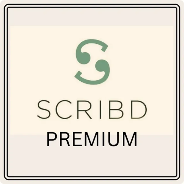 Премиум-аккаунт Scribd на 12 месяцев Глобальная гарантия