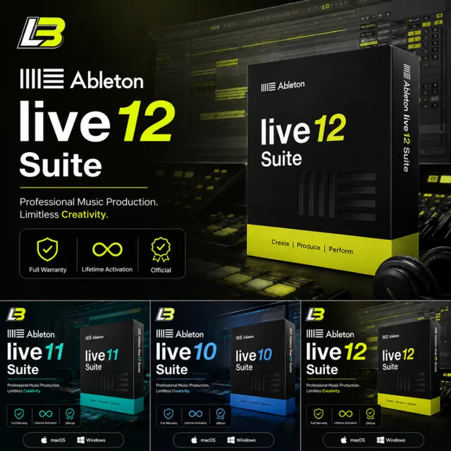 Активация ABLETON LIVE 12 11 10 SUITE/STANDARD/LITE/INTRO | WINDOWS и macOS