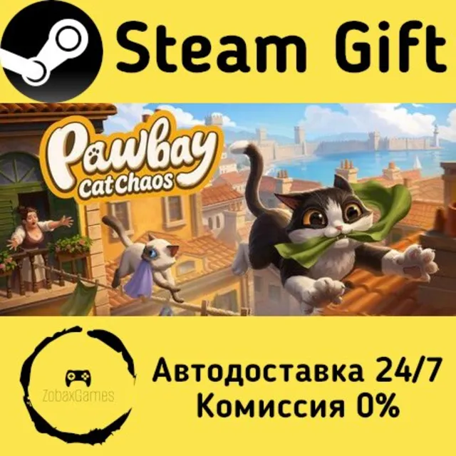 🚀 Pawbay: Cat Chaos 🤖 Steam Gift Россия ⚡ мгновенно