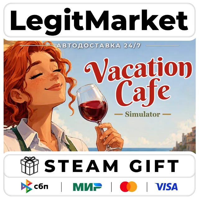 Vacation Cafe Simulator / Steam АВТО / РУ + МИР