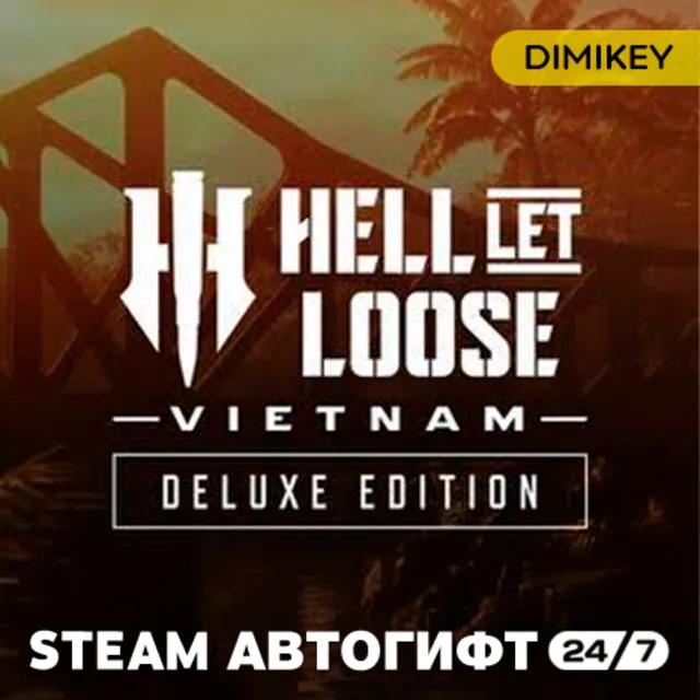 🟨 Hell Let Loose: Vietnam - Deluxe Edition Автогифт RU/UA