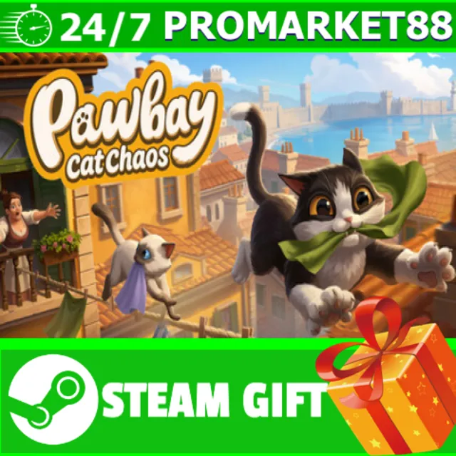 ️ВСЕ СТРАНЫ+РОССИЯ Pawbay: Cat Chaos STEAM GIFT