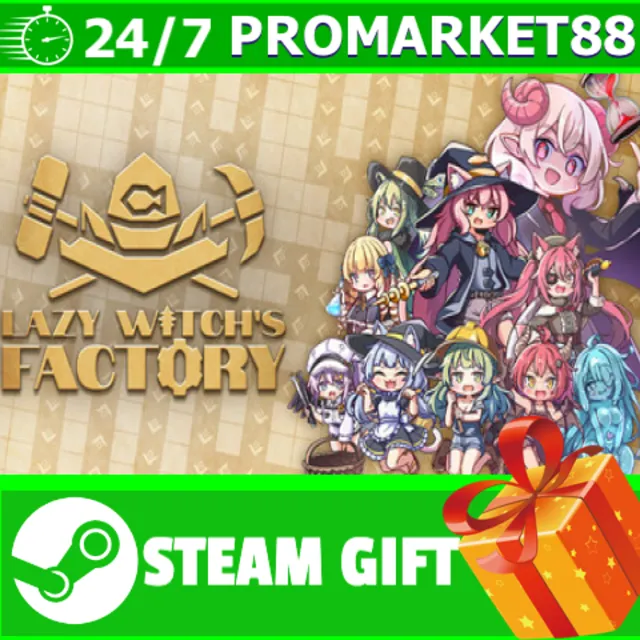 ️ВСЕ СТРАНЫ+РОССИЯ Lazy Witch's Factory STEAM GIFT