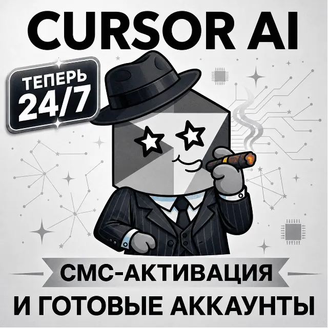 CURSOR | СМС-АКТИВАЦИЯ (24/7 АВТО) И ГОТОВЫЕ АККАУНТЫ | ГАРАНТИЯ