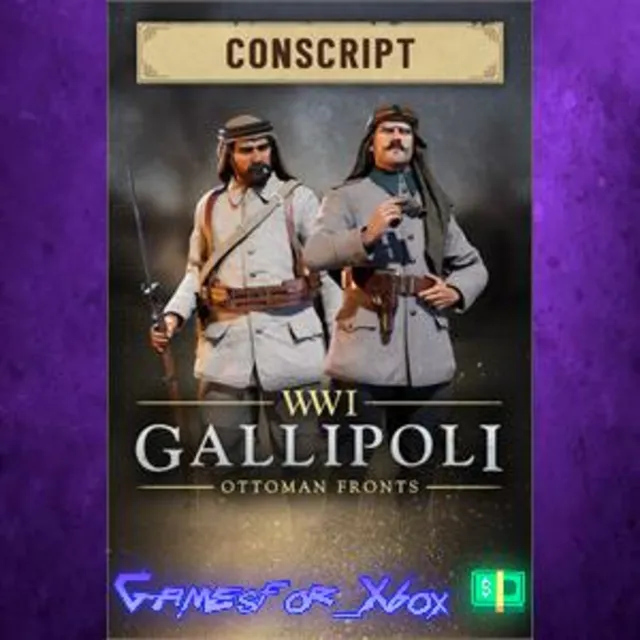 ☀️Gallipoli - Conscript Pack XBOX DLC