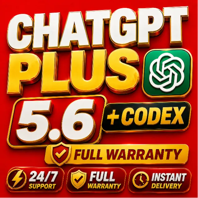 ChatGPT 5.6 Plus + Codex | GPT-5.6 | Готовый аккаунт | Личный / Общий | Полная гарант