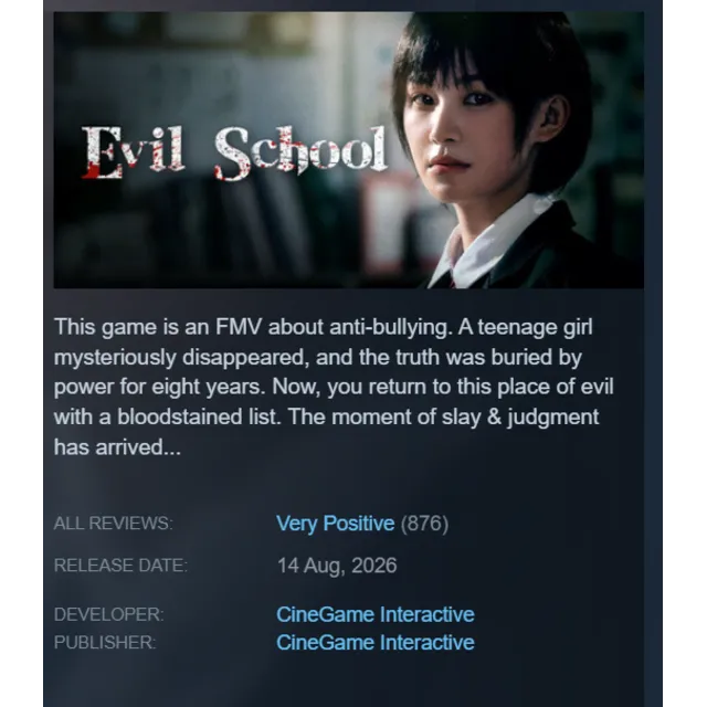GLOBAL | Evil School | STEAM KEY